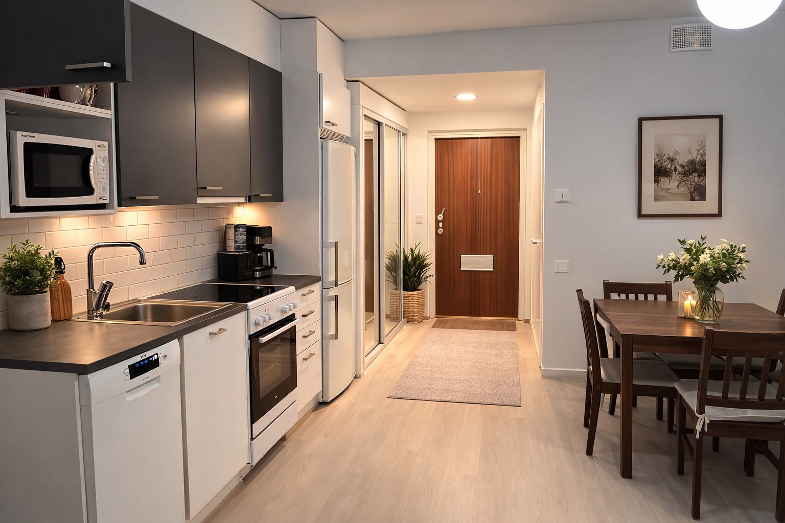 Kerrostaloasunto Turun Logomon vierestä, 2 huonetta, 37 m2