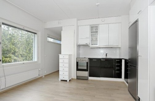 Hyväkuntoinen yksiö Espoo Lähderanta keskus alueella 1 Heinäkuu vapautuu, pyykkikone, hissi